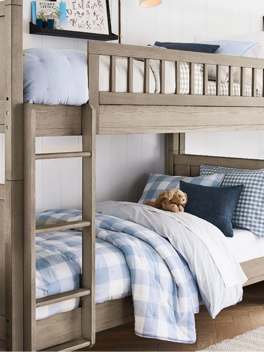 NWT Pottery Barn Kids Buffalo Check Queen Comforter and Shams